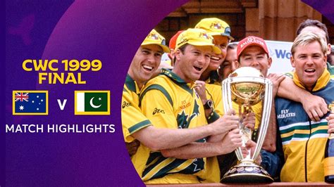 1999 world cup scorecard|Australia vs Pakistan, Final, Jun 20, ICC World Cup, 1999.